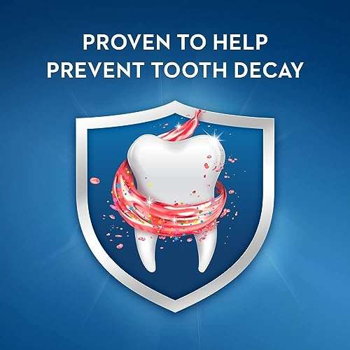 Crest Kid's Sparkle Fun Toothpaste Cavity Protection 2.7oz (3 Pack) 4