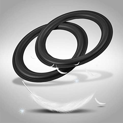 PUSOKEI Rubber Speaker Edges- Repair Edge Replacement for Speakers,142mm Inside Diameter, 152mm Convex Inside Diameter, 178mm Convex Outside Diameter, Speaker Surround Rubber 3