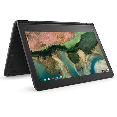 Lenovo Chromebook 300e (2nd Gen) 11.6-inch HD Touchscreen 32GB eMMC 1.1GHz Celeron N4020 (4GB RAM, SD Card Reader, Black) 81MB001DUS 1