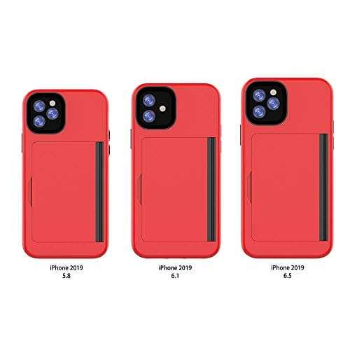 Erudite iPhone 12 Case, iPhone 12 Cell Phone Wallet Case Cover Credit Card Holder Flip Case Full Body Best Protective Soft Hybrid TPU Hard Durable No Scratch Shockproof for iPhone 12 Pro 6.1 6