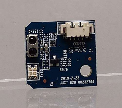 Replacement IR Board for ONN TV Model 100018971 Westinghouse TV Model WR58UX4019 Part Number JUC7.820.00232764
