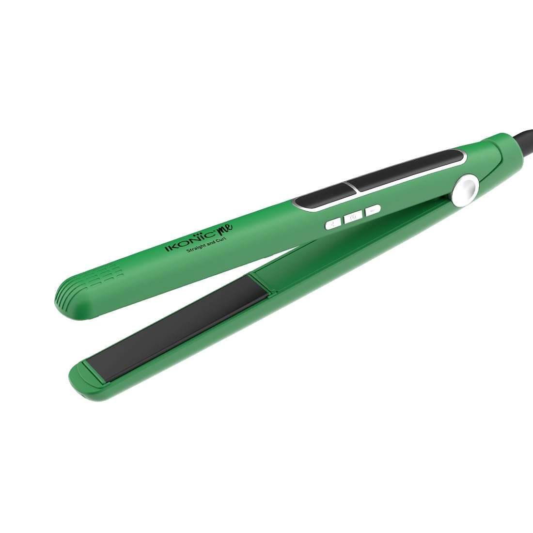 Ikonic 2 in 1 Staright n Curl Wide Hair Straightener (Slim - Green) 1