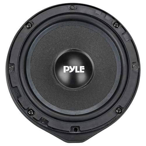 Pyle 2 Way Component Stereo Speaker System for 2006 and Up Honda Civic Vehicles, 300 Watt, 4 Ohm Impedance Two Way Audio Kit, 6.5” Woofers, 1” Tweeters, Butyl Rubber Surrounds, KSV Voice Coils