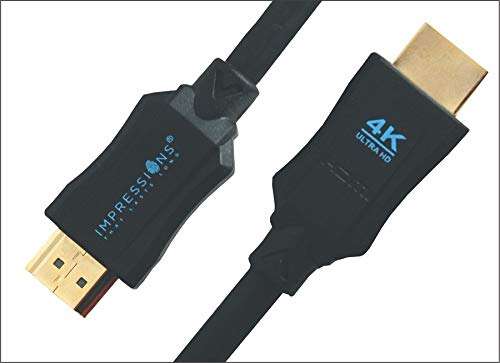 Hawk Impressions High-Speed HDMI Cable 4K 5 Mtr 2.0 Support Ethernet, 3D, 4K @ 60Hz Video, Gold Plated, Data Speed 1