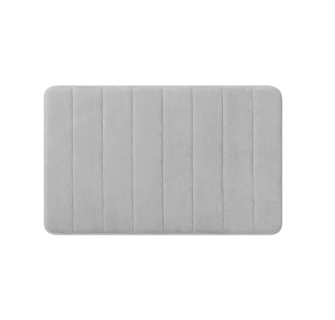 NOHUNT Quick Dry Soft Absorbent Rug Sets Non Slip Memory Foam Toilet Floor Bath Mat Set Bathroom Mats (63 X 43 cm) 1