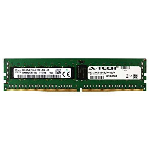 A-Tech Hynix IC DDR4 8GB Module 1Rx4 PC4-17000 2133MHz for Lenovo ThinkServer TD350 4X70F28589 4X70G78061 Memory RAM