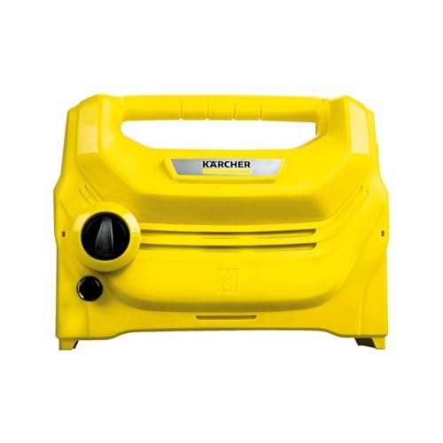 KARCHER High Pressure Washer K 1 Horizontal, Car Washer, 1200 Watts Motor, max. 100 Bars, max. 300 l/h Flow Rate, Portable, Car, Bike & Home Cleaning (Yellow) 1