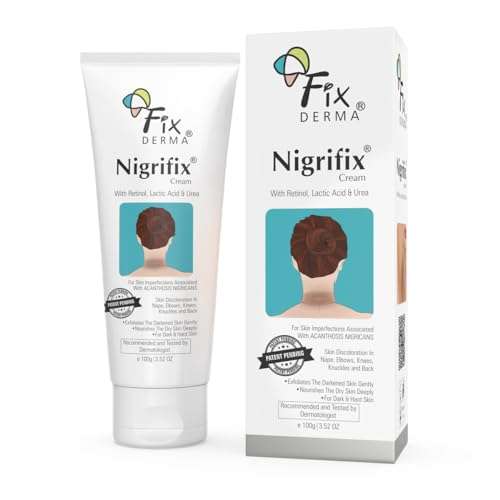 Fixderma Nigrifix cream for Acanthosis Nigricans | For Dark Body Parts Like Neck, Knuckles, Armpits, Ankles, Thighs, Elbows | Exfoliant- 100g 1