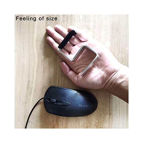 DANXQ Office Computer Desk Aluminum Hook Clamp-On Desk Headphone Holder/Backpack Hook/Provides A Convenient Place to Hang Headset Or Bag (for 2.5CM Board) 5