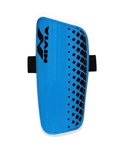 Nivia Club Shinguard Polypropylene Football Shin Guard (SG-764SB_Small_Sky Blue) 2