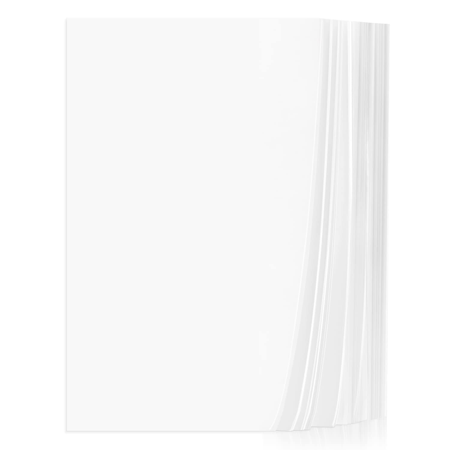 Vellum Paper, Cridoz 115GSM Transparent Vellum 8.5 x 11 Translucent Clear Printable Tracing Paper for Printing Invitation Cards 1