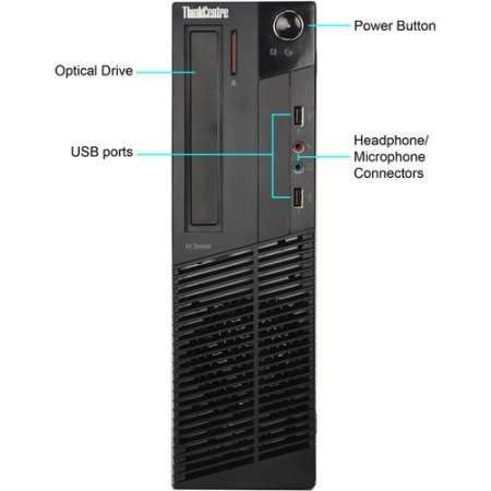 Lenovo ThinkCentre M92p High Performance Small Factor Desktop Computer, Intel Core i5 CPU up to 3.6GHz, 8GB DDR3 RAM, 1TB HDD, DVDRW, Windows 10 Professional (Renewed) 3