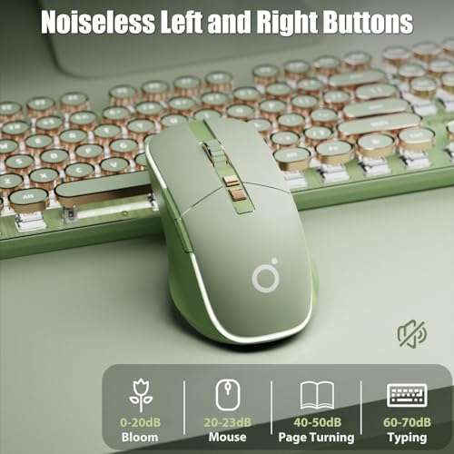 TISHLED Tri-Mode Wireless Gaming Mouse with TrI-Mode Numpad 5
