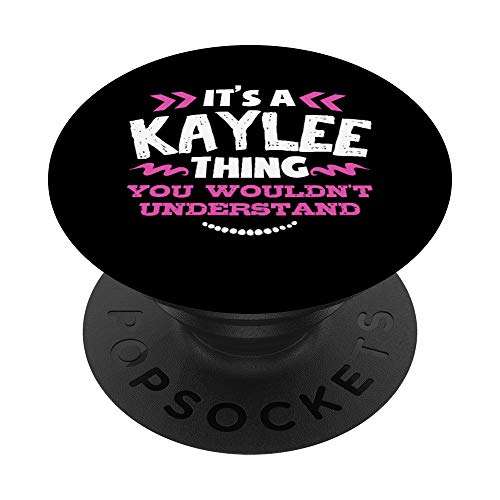 KAYLEE Personalized Custom Pop Socket Girls Birthday Gift PopSockets PopGrip: Swappable Grip for Phones & Tablets