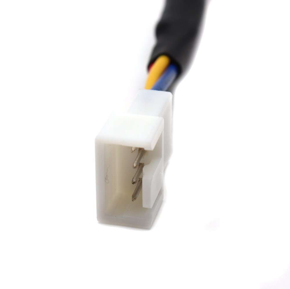 Xiaoyztan 4 Pin Male to Female CPU Fan Power Extension Cable Speed Reduce Resistor Pack of 10 4