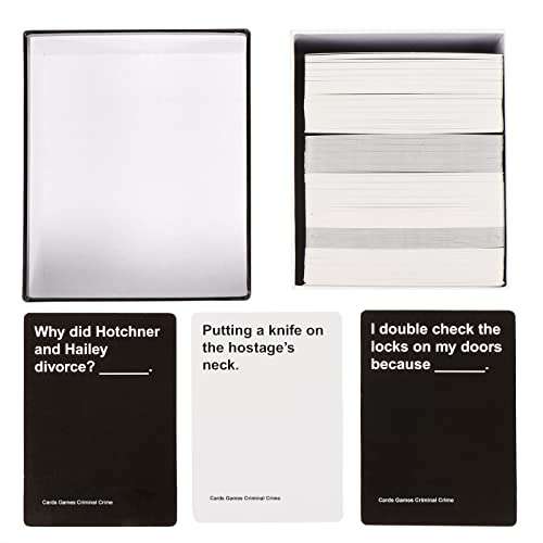 Cards Game Criminal Crime Edition with 311 Cards - A New Party Game for Adult 4