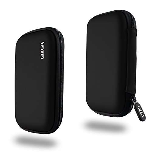 AirCase GIZGA essentials Hard Disk Drive Pouch case for 2.5 HDD Cover WD Seagate Slim Sony Dell Toshiba (Black) 4