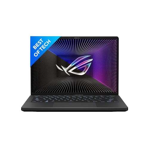 ASUS ROG Zephyrus G14, 76WHr Battery, AMD Ryzen 7 7735HS, 14" QHD+ 165Hz/3ms, 6GB RTX 3050, Gaming Laptop (16GB/512GB SSD/Windows 11/Office 2021/1-Zone RGB/Gray/1.65 Kg), GA402NJ-L8094WS