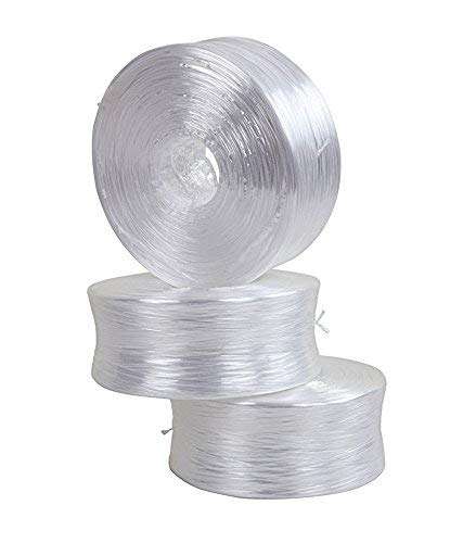 A. SHARIF™ Virgin Wide Plastic Rope, Sutli, Rassi, Rope for Craft, Packing Tape, Gardening Twine with One Bag Sewing Needle (White, 500g) 4