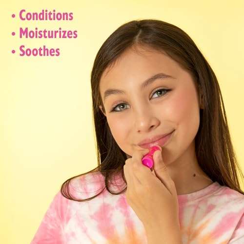 Lip Smacker Lippy Pals, Set of 3 Flavored Moisturizing & Smoothing Soft Shine Lip Balm, Hydrating & Protecting Fun Tasty Flavors ,Cruelty-Free & Vegan - Unicorn, Panda and kitten 4