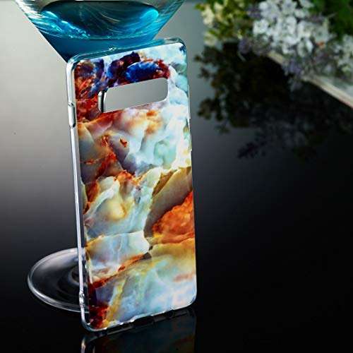 DINGXUEMEI XUEMEI CASE Cell Phone Cases & Covers Marble Pattern Soft TPU Case for Galaxy S10+ 1