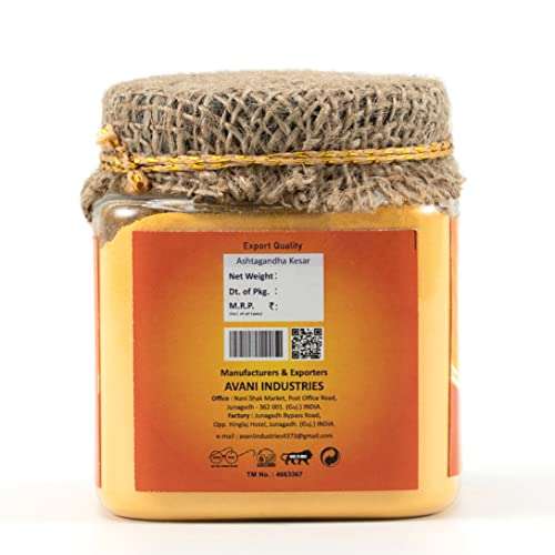 FLIRRON Premium Ashtagandh Kesar for Tilak and Pooja Purpose, Ashtagandh Kesar jar for Tika (100gm jar) 5