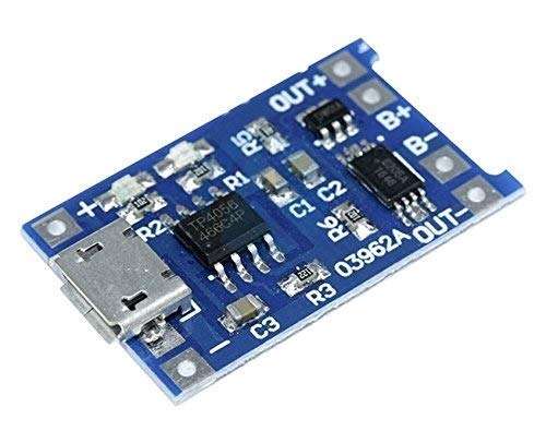 Stookin USB 5V 1A 18650 TP4056 Lithium Battery Charging Module Board with Protection 4