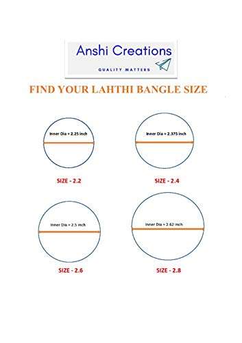 ANSHI CREATIONS 555 BABA LAHTHI MUZAFFARPUR FAMOUS BANGLE SET (Green,Pack of 10) (Green, 2.40) 3