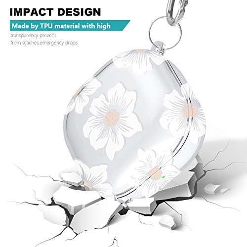 Galaxy Buds 2/Pro/Live Case - Soft Shockproof Protective Case Cover Skin with Keychain 4