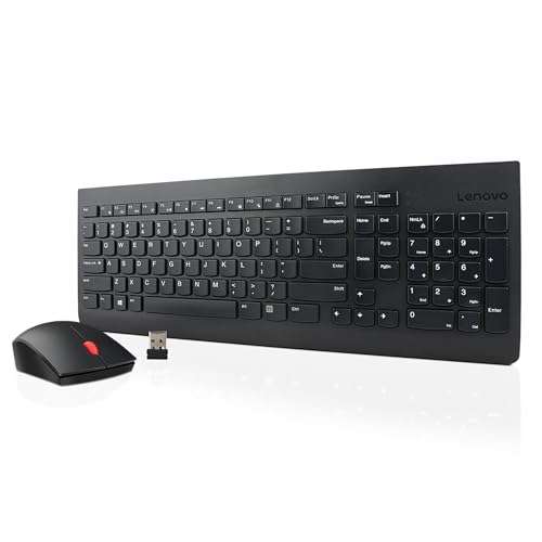 Lenovo 21.5" FHD 75Hz AMD FreeSync Monitor and Spill-Resistant Wireless Keyboard & Mouse Combo 3