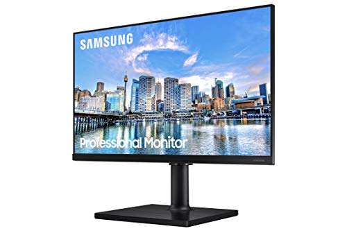 SAMSUNG FT45 Series 27-Inch FHD 1080p Computer Monitor, 75Hz, IPS Panel, HDMI, USB Hub, Height Adjustable Stand, 3 Yr WRNTY (LF27T450FQNXGO),Black 2