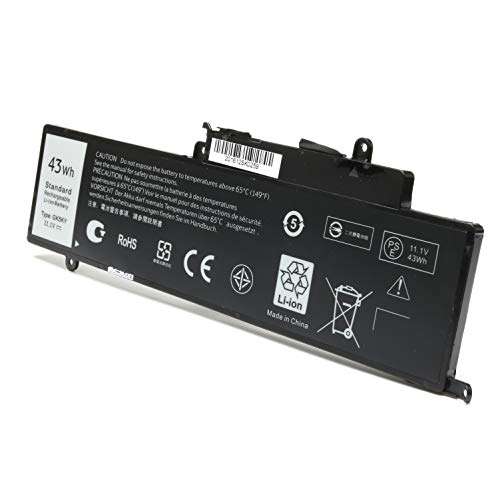 Onadrive New 11-3157 GK5KY Laptop Battery Replacement for Dell Inspiron 11 13 15 3147 3148 3152 7348 7352 7558 7568 Fits 04K8YH 92NCT 092NCT 4K8YH P20T 3