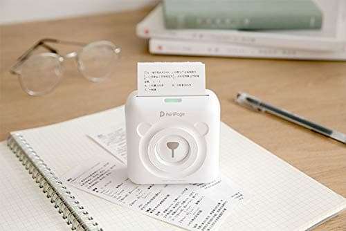 Peripage A6 Mobile Mini Photo Printer Bluetooth Wireless Journal Tutorial Post Printer with Thermal Paper Gift Free (A6 White) 2