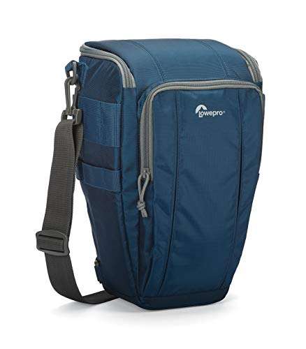 Lowepro Toploader Zoom 45 AW II Camera Case for DSLR and Lens, Blue 3