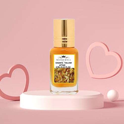 Menjewell Champa Yellow Attar Floral Attar, 3ml 4