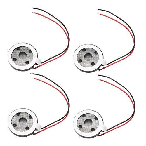 uxcell 1W 8 Ohm Mini DIY Magnetic Speaker Replacement Loudspeaker 15mm for Mobile 4pcs 1