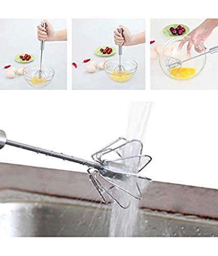 kytaste Stainless Steel Spring Mixi Egg/Lassi/Butter Milk Maker/Mixer Hand Blender 3
