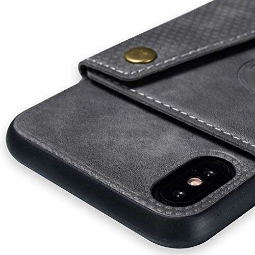 iPhone Xs Case,iPhone X Case with Flip Card Holder Design for Apple iPhone Xs (2018) / iPhone X (2017) 4