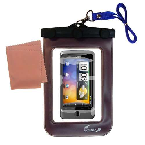 Gomadic Outdoor Waterproof Carrying case Suitable for The HTC Desire Z to use Underwater - Keeps Device Clean and Dry 1