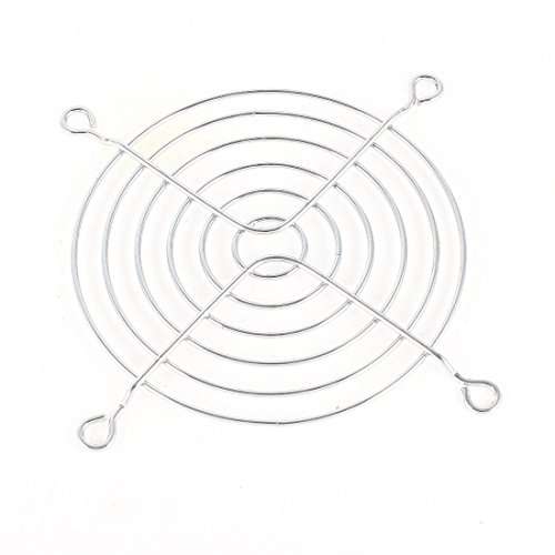 uxcell Silver Tone Metal Cooling Fan Finger Guard Grill 100mm for Computer