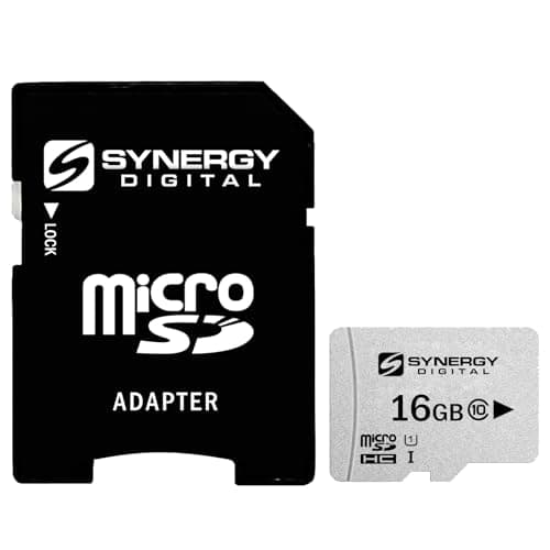 Synergy Digital 16GB Micro SDHC Secure Digital UHS-I Memory Cards, Compatible with Motorola Droid Razr M 4G LTE Cell Phone - Class 10, U1, 95MB/s, 300 Series - Pack of 5 2