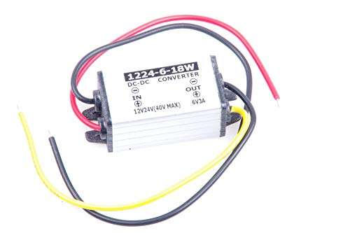 DC-DC 9V 12V 24V 36V to 6V 3A 18W Buck Power Converter Step Down Power Supply Waterproof 1