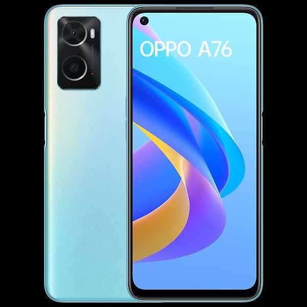 Oppo A76 (128, 6GB Glowing Blue, New) 6