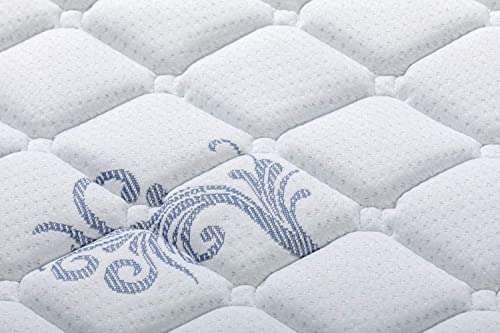 Repose-eyelidz Mattress 78" X 72" X 6" Pocketed Spring King, Sky White 6