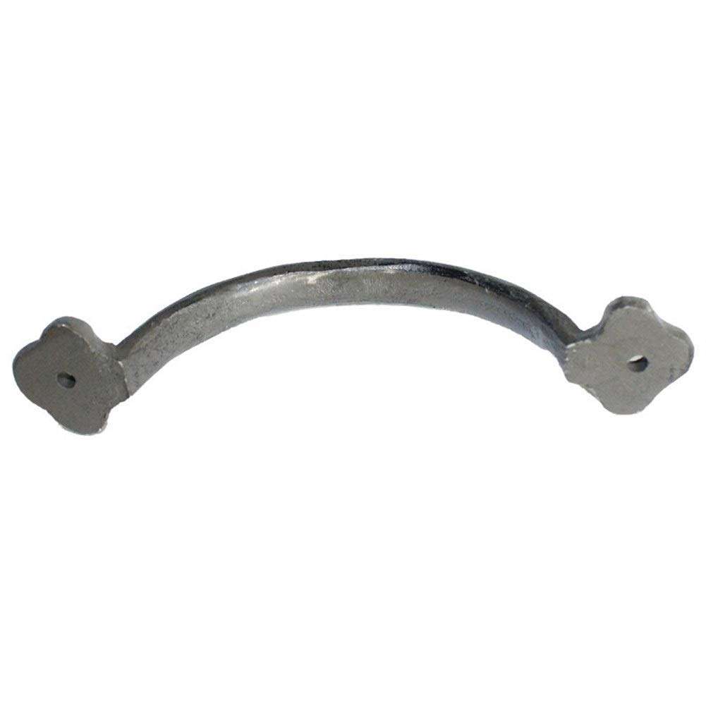 GAXQFEI Cast Iron Handle Antique Door Curved Leaf Door Handle Retro Style Home Garden Decoration Home Decoration Hardware Accessories 6