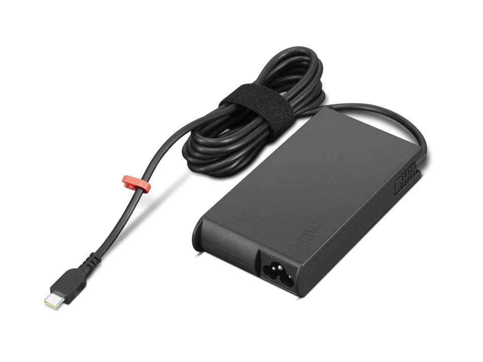 Lenovo ThinkPad Mobile Workstation 140W USB-C GaN Slim AC Adapter for ThinkPad P1 Series-P1 G8, ThinkPad P16 Series-P16v G3, ThinkPad T1 Series-T1g G8, ADL140YGSDC3A, 5A11K67869, SA10R17029. 1