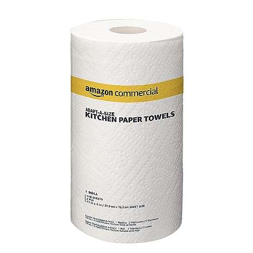 AmazonCommercial Select-a-Size Kitchen Paper Towels, 140 Towels per Roll, 30 Rolls 1