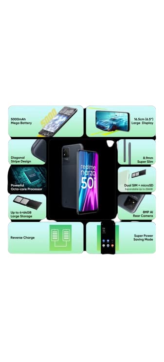 Vettri Agency 50i Black 4GB RAM, 64GB Storage