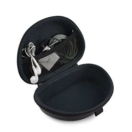 Geekria Shield Headphones Case Compatible with Beats Solo 4, Solo3, Solo2, Solo Pro Headphones, Replacement Hard Shell Travel Carrying Bag with Cable Storage (Black) 2