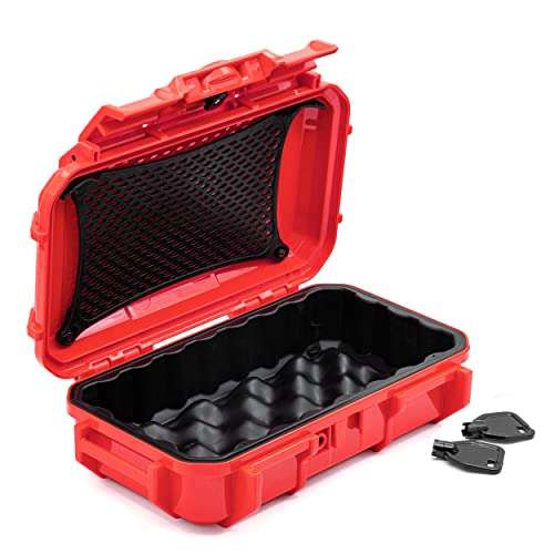 Seahorse 56 Portable Waterproof Dry Box Hard Protective Micro Case - Mil Spec/USA Made / IP67 Waterproof/Lockable/Airtight/Smell Proof - for Hand Tools, Hobby Tools 5